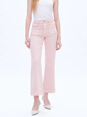 Luna High Rise Wide Leg | Patch Pocket